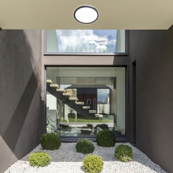 Plafoniera exterior LED Inverness negru Rabalux 7774, 15W, IP44