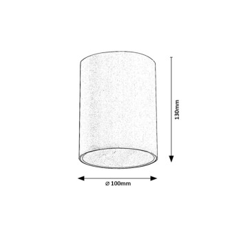 Plafoniera exterior Zombor antracit Rabalux 7819, 1xGU10, IP54