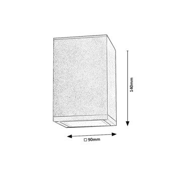 Plafoniera exterior Zombor antracit Rabalux 7820, 1xGU10, IP54