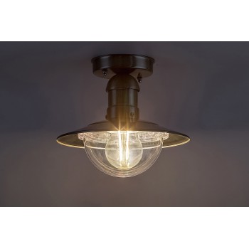 Plafoniera exterior Oslo crom satin Rabalux 8763, 1xE27, IP44