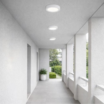 Plafoniera exterior LED Shaun Plus alb Rabalux 75072, 24W, IP44