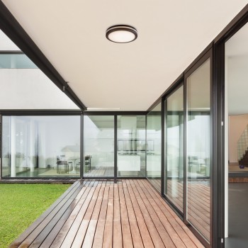 Plafoniera exterior LED Indre negru Rabalux 77035, 28W, IP54