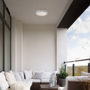 Plafoniera exterior LED Indre alb Rabalux 77036, 28W, IP54
