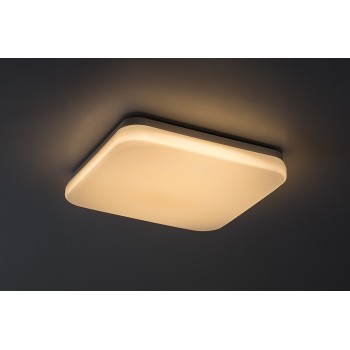 Plafoniera exterior LED Lowar alb Rabalux 77137, 18W, IP44, 3000K