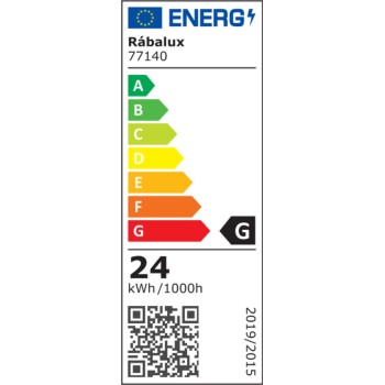 Plafoniera exterior LED Lowar alb Rabalux 77140, 24W, IP44, 4000K