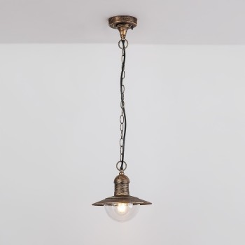 Pendul exterior Oslo auriu antic Rabalux 8737, 1xE27, IP44