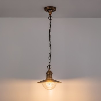 Pendul exterior Oslo auriu antic Rabalux 8737, 1xE27, IP44