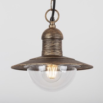 Pendul exterior Oslo auriu antic Rabalux 8737, 1xE27, IP44