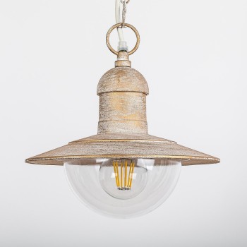 Pendul exterior Oslo alb antichizat Rabalux 8740, 1xE27, IP44