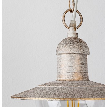 Pendul exterior Oslo alb antichizat Rabalux 8740, 1xE27, IP44