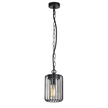 Pendul exterior Tarpa negru Rabalux 77107, 1xE27, IP44