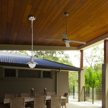 Pendul exterior Oslo crom satin Rabalux 8764, 1xE27, IP44