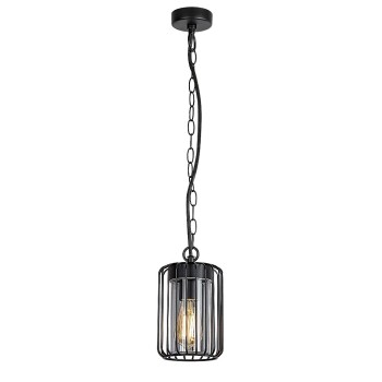 Pendul exterior Tarpa negru Rabalux 77107, 1xE27, IP44