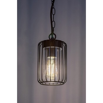 Pendul exterior Tarpa negru Rabalux 77107, 1xE27, IP44
