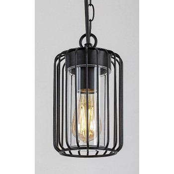 Pendul exterior Tarpa negru Rabalux 77107, 1xE27, IP44