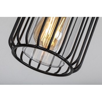 Pendul exterior Tarpa negru Rabalux 77107, 1xE27, IP44