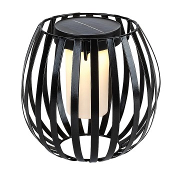 Lampa solara gradina Savoca negru Rabalux 77167