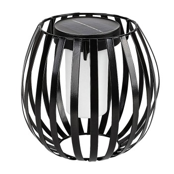 Lampa solara gradina Savoca negru Rabalux 77167