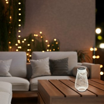 Lampa solara gradina Tapolca alb Rabalux 77176