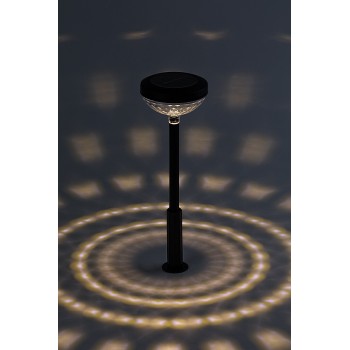 Lampa solara gradina Monor negru Rabalux 77177