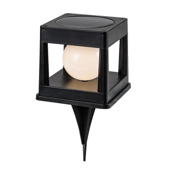 Lampa solara gradina Holne negru Rabalux 77188