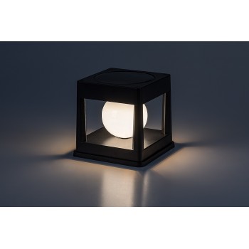Lampa solara gradina Holne negru Rabalux 77188