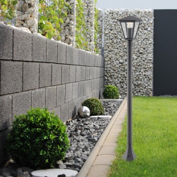 Stalp iluminat gradina Paravento negru Rabalux 7150, 1xE27, IP44