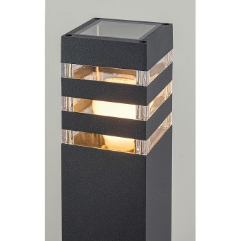 Stalp iluminat gradina Ankara antracit Rabalux 7380, 1xE27, IP44