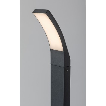 Stalp iluminat gradina Palanga antracit Rabalux 7506, 12W, IP44
