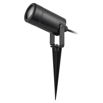 Stalp iluminat gradina Krobia negru Rabalux 7814, 1xGU10, IP65