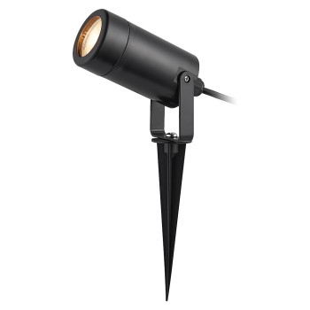 Stalp iluminat gradina Krobia negru Rabalux 7814, 1xGU10, IP65