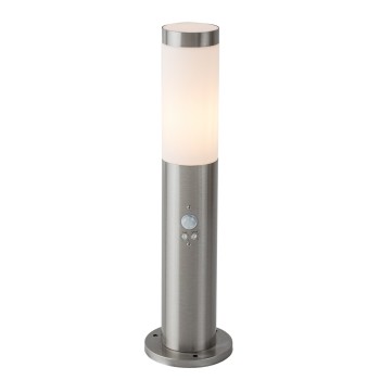 Stalp iluminat gradina Inox torch crom satin Rabalux 8267, 1xE27, IP44