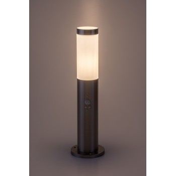Stalp iluminat gradina Inox torch crom satin Rabalux 8267, 1xE27, IP44
