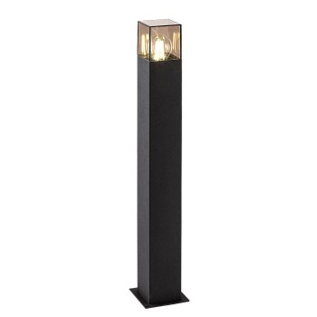 Stalp iluminat gradina Loanda negru Rabalux 77082, 1xE27, IP44