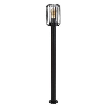 Stalp iluminat gradina Tarpa negru Rabalux 77108, 1xE27, IP44