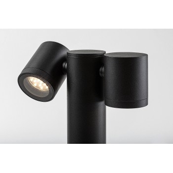 Stalp iluminat gradina Enol negru Rabalux 77113, 2xGU10, IP44