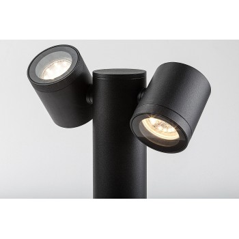 Stalp iluminat gradina Enol negru Rabalux 77113, 2xGU10, IP44