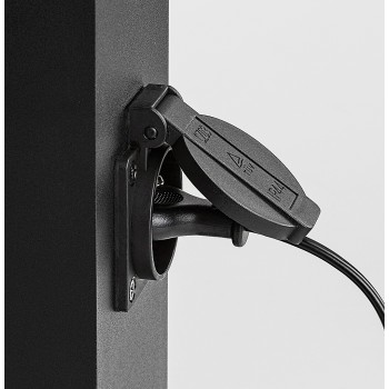 Stalp iluminat gradina Ankara antracit Rabalux 77122, 1xE27, IP44