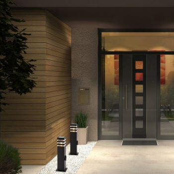 Stalp iluminat gradina Ankara antracit Rabalux 77122, 1xE27, IP44
