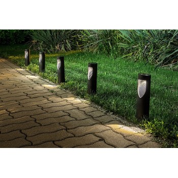 Stalp iluminat gradina Ravello negru Rabalux 77158, 0.1W, IP44