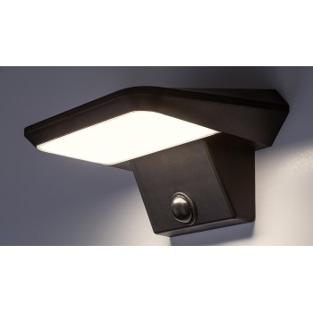 Lampa solara Qesa negru Rabalux 77005, 10W, IP44