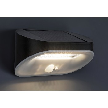 Lampa solara Brezno negru Rabalux 77006, 3.2W, IP44