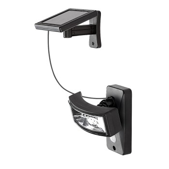 Lampa solara Valpovo negru Rabalux 77019, 2.4W, IP44