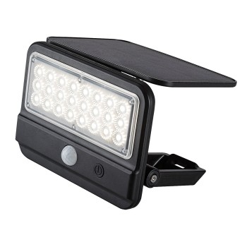Lampa solara Flaxton negru Rabalux 77040, 7W, IP54