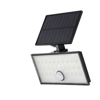 Lampa solara Zavod negru Rabalux 77129, 8W, IP65