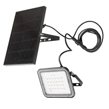 Lampa solara Melk negru Rabalux 77141, 6.5W, IP65