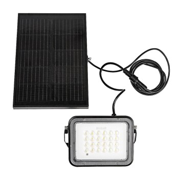 Lampa solara Melk negru Rabalux 77141, 6.5W, IP65
