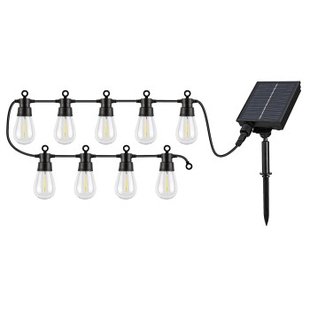 Lampa solara Zirc negru Rabalux 77165, 3.6W, IP44