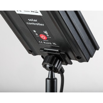 Lampa solara Zirc negru Rabalux 77165, 3.6W, IP44