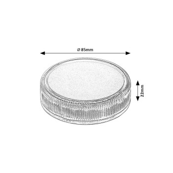 Lampa solara Trillo transparent Rabalux 77175, 0.3W, IP65